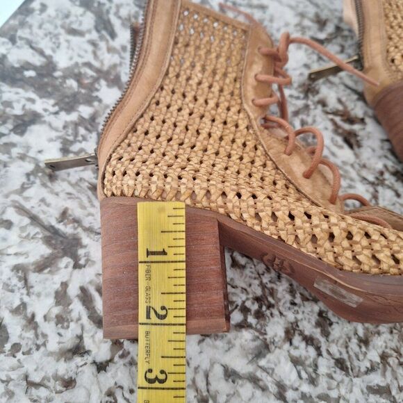 Vera Cruz leather open toe boots Artisans Sundance size 37 - Picture 8 of 8